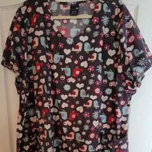 4XL Women's Scrub Top